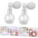 Balacoo 6 Pcs Spray Glitter Makeup Highlighter Glass Perfume Makeup Powder Spray Tool Makeup Tools Round Whitex3pcs 7.5x6cmx3pcs - Buy Online on GoSupps.com