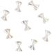 50x/Set Bowknot French Bow Nails Art Alloy Bow Nails Art Decoration Supplies For Salons Silver Bow 9 X 6mm - Buy Online on GoSupps.com