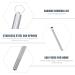 Portable Stainless Steel Ear Pick Set - Earwax Removal Tool with Keychain - Gentle Spiral Curette for Kids and Adults - 5pcs - Buy Online on GoSupps.com
