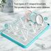Baby Bottle Drying Rack - High Capacity Dryer for Bottles, Cups & Essentials (Light Blue) - Buy Online on GoSupps.com