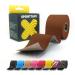 SPORTTAPE Extra Sticky Kinesiology Tape 5cm x 5m - Brown | Hypoallergenic Waterproof K Tape | Physio Medical Sports Tape for Muscle Injury Support | Uncut - Single Roll