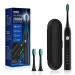 WLV-TECH eTBrush 081A Black Electric Toothbrush