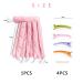 Heatless Curling Rod Headband - Pink Silky Lazy Wavy Hair Set | DIY Hair Styling Tool with 4 Clips for Long Hair - Buy Online on GoSupps.com