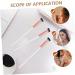 Gogogmee 3pcs Fish Tail Brush Makeup Brush for Women Nose Brush Makeup Brushes Contour Brush Aluminum Tube 18.50X1.00X1.00CM As Shown - Buy Online on GoSupps.com