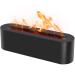 Flame Essential Oil Diffuser with 7 Colour Lights Silent Flame Effect Air Humidifier USB Powered Flame Diffuser Humidifier with Timer Waterless Auto Shut-Off Aromatherapy Diffuser for Home Of