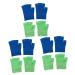 FRCOLOR 6 Pairs Gel Gloves Half Finger Spa Gloves Hand Gel Moisturizing Gloves Sleeping Gloves Gel Cotton Moisturizing Gloves Winter Gloves Miss Heel Socks Essential Oil Knitting