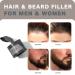 Hairline Powder (Black) - Instant Hair Concealer for Root Cover Bald Spot & Beard Filler | 48Hr Water-Resistant Solution - Buy Online on GoSupps.com