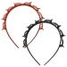 2 Hairpin Headbands Headband Hair Clip Twist and Clip Headband Double Bangs Hairstyle Hairpin Teeth Comb Hair Hoop Headband Double Layer Twist Plait Headband Hairstyle Hairpin Bangs Hair Clip