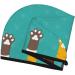 Hair Towel Wrap | Quick Drying Towel Turban for Hair | Cute Cat Paw & Dog Design - Buy Online on GoSupps.com