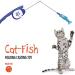 L'chic Cat Fishing Pole Teaser - Interactive Indoor Cat Toy for Play & Exercise - Buy Online on GoSupps.com