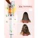CkeyiN Automatic Hair Curler 25mm - Professional Anti-Scalding Curling Iron for Long & Short Hair - 3-Speed Adjustable Temperature - White - Buy Online on GoSupps.com