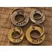 Round Solid Brass and Stainless Steel Deep Engraved Custom Pet ID Tag Dog Tag Cat Tag Puppy ID Tag Personalised Pet Tag Funky Pet ID (Large) L (Pack of 1) - Buy Online on GoSupps.com