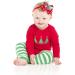 juDanzy Large Red & Green Polka Dot Jolly Christmas Hair Bow Clip - Buy Online on GoSupps.com