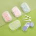Anbeeiss 4 STK Portable Contact Lens Case | Travel Container for Colored Lenses | Compact Lens Storage Clinic - 60x39x17mm - Buy Online on GoSupps.com