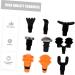 FRCOLOR 1 Set 9-Piece Massage Head with Fascia Attachments - Deep Tissue Replacement Heads for Muscle Massager Devices | Fitness Dashboard Accessory - Buy Online on GoSupps.com