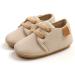 RVROVIC Baby Anti-Slip Oxford Loafer Flats - Beige | Soft Sole PU Leather Baby Shoes 0-6 Months - Buy Online on GoSupps.com