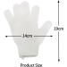 2Pcs Exfoliating Gloves - Bamboo Shower Gloves - Bath and Body Exfoliator Mitts - Scrubs Away Ingrown Hair and Dead Skin - for Shower Spa Massage and Dead Skin Cell Remover Loofah - White 1 pair White - Buy Online on GoSupps.com