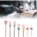 Portable Nail Drill Bits Set 7 Pieces Electric Nail File Nail Art Remover 3/32 Inch Acrylic Bits for Home Salon Use Convenient and Versatile Electric Manicure Pedicure Kit - Buy Online on GoSupps.com