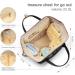 Hafmall Diaper Backpack - Stylish Large Capacity Baby Changing Bag for Mom & Dad - Macaron Black & Gray Perfect for Travel - Buy Online on GoSupps.com
