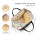 Hafmall Large Diaper Bag Backpack with Stroller Hooks | Multifunctional Travel Nappy Bag | Stylish & Waterproof | Gray Black - Buy Online on GoSupps.com