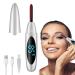 Heated Eyelash Curler Portable Heated Lash Curler 24 Hours Lasting 3 Gear Temperature Control with LED Display Electric Eyelash Curler USB Rechargeable Quick Natural Heated Eyelash Curlers (White)