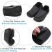 MEJORMEN Women's Diabetic Edema Slippers - Wide Width Orthopedic Shoes for Elderly with Adjustable Closures - Black, Size 10 - Buy Online on GoSupps.com