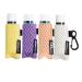 Lip Balm Holder Keychain Single 4pcs Clip on Chapstick Sleeves Holder Pouch Tight-Knit Elastic Lipstick Sleeve (Beige//Yellow/Purple) Beige/Pink/Yellow/Purple