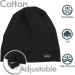 Adjustable Satin Lined Sleep Cap for Curly Hair | Extra Large Women's One Size | Black Comfortable & Stylish Nighttime Hair Care - Buy Online on GoSupps.com