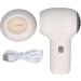 Kids Hair Dryer Lightweight Rechargeable Cordless Small Hair Blow Dryer Body Dryer with 2000mAh Battery Gentle Heat Safe for Kids Anti Scald Design Travel Baby Hair Dryer Milky White and Brown - Buy Online on GoSupps.com
