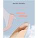 Silicone Heel Stickers - Comfortable Grips for Women & Men | Heel Cushions & Pads for Foot Care (XL-Transparent - Buy Online on GoSupps.com