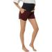 Love2Mi Maternity Tights Leggings XL Black/Wine Red - Comfy Stretch Pregnancy Pants - Buy Online on GoSupps.com