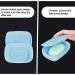 Quatish Travel Soap Container - Portable Soap Holder with Lid, Bar Soap Case, Soap Saver for Camping, Gym, Travel (Blue) - 1 Pack - Buy Online on GoSupps.com