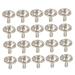 STOBOK 200 Sets Diamond Stud Rivets Decor Silver Studs Rivets for Leather Handmade Rivets Metal Accessories 0.8X0.8X1CM As Shown