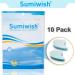 Sumiwish Foam Toe Separators 10 Pack - Breathable Toe Spacers for Corns Pain Relief and Overlapping Toes Correction - Blue - Buy Online on GoSupps.com