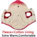 JoyDaog(Warm Fleece Lining Dog Hoodie in Winter Small Dog Jacket Puppy Coats with Hooded(Pink S) S (Pack of 1) Pink - Buy Online on GoSupps.com