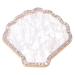 Nail Art Palette Nail Holder for Painting Nails Nail Polish Tray Resin Nail Art Pallet Nail Polish Plates Nail Art Supplies Makeup Mixing Plates Resin Nail Art Tray Nail Stand