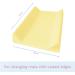 Baby Changing Mat Terry Cover 70x50cm with Raised Edges, Yellow - Buy Online on GoSupps.com