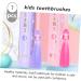 Angoily 4-Piece Mini Disposable Children's Toothbrush Set with Toothpaste & Travel Case - Soft Filament for Gentle Care - Buy Online on GoSupps.com