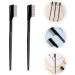 LALAFINA Combs Separator Comb Brow Needle for Eyelashes Metal Brush Define Brushes Stainless Steel Grooming Stain Tool Women Makeup with Applicator Teeth Tools Separation Mascara Curler 14X2X0.5CM Black - Buy Online on GoSupps.com