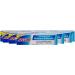 Secure Waterproof Denture Adhesive - Zinc Free - Extra Strong Hold For Upper, Lower or Partials - 1.4 oz (Pack of 8)