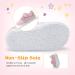 JOINFREE Baby Sneakers 6-12 Months Pink | Soft Anti-Slip Sole Infant Toddler Shoes | Breathable Athletic First Walkers - Buy Online on GoSupps.com