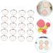 FOMIYES 100 Pcs Eye Shadow Disk Makeup Lipstick Eyeshadow Small Case Eyeshadow Case Miss Cosmetics Simple - Buy Online on GoSupps.com