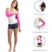 CompressionZ UV Protection Compression Arm Sleeves Pink XS for Men & Women - Buy Online on GoSupps.com