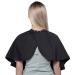 PERFEHAIR Short Makeup Comb Out Cape - Professional Hair Styling & Barber Cape for Salon Use - Black - Buy Online on GoSupps.com