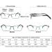 Business Reading Glasses for Men - Retro Blue Light Blocking Titanium Frame - 2.0x Black Size - Buy Online on GoSupps.com