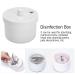 Disinfection Round Box Sterilizer Pot | Nail Art & Jewelry Cleaning | Professional Manicure Accessories - Buy Online on GoSupps.com