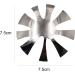 HEART SPEAKER Nail Cutter Plate Manicure Nail Art Making Acrylic Clipper Plate Module Nail Cutter Tool for Women Girls Silver - Buy Online on GoSupps.com