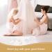 5 Pairs of Bridal Slippers - Portable Open Toe Wedding Slippers for Guests | Disposable Spa Slippers for Hotel Trips | Size 44 EU - White (Bride Jungfer-1) - Buy Online on GoSupps.com