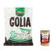 6x Golia Farfallina gummy candies liquorice flavor candy candy individually in a 180g + Italian Gourmet polpa 400g