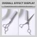 Vbnuyhim Hair Cutting Scissors Hair Scissors with Comb 2-in-1 Haircut Thinning Scissors Ergonomic Haircut Scissors with Removable Magnetic Comb for Salon Stylists Beauticians and Hairdressers - Buy Online on GoSupps.com